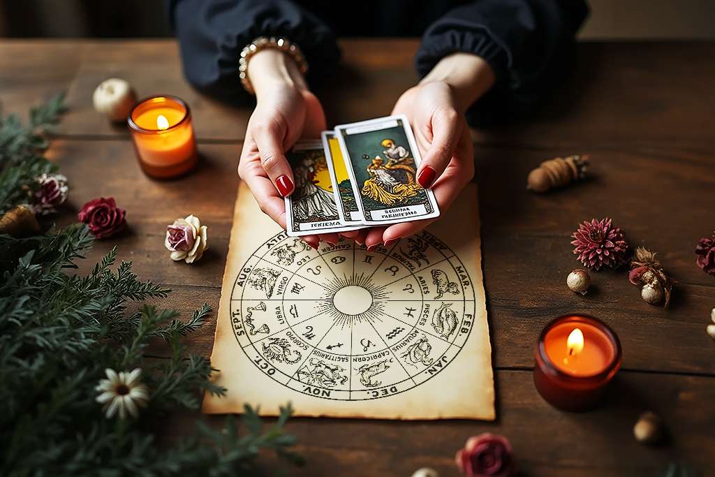 zodiac tarot birth chart