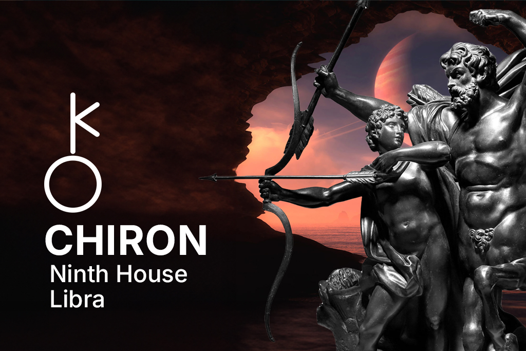 Chiron in Ninth House in Libra