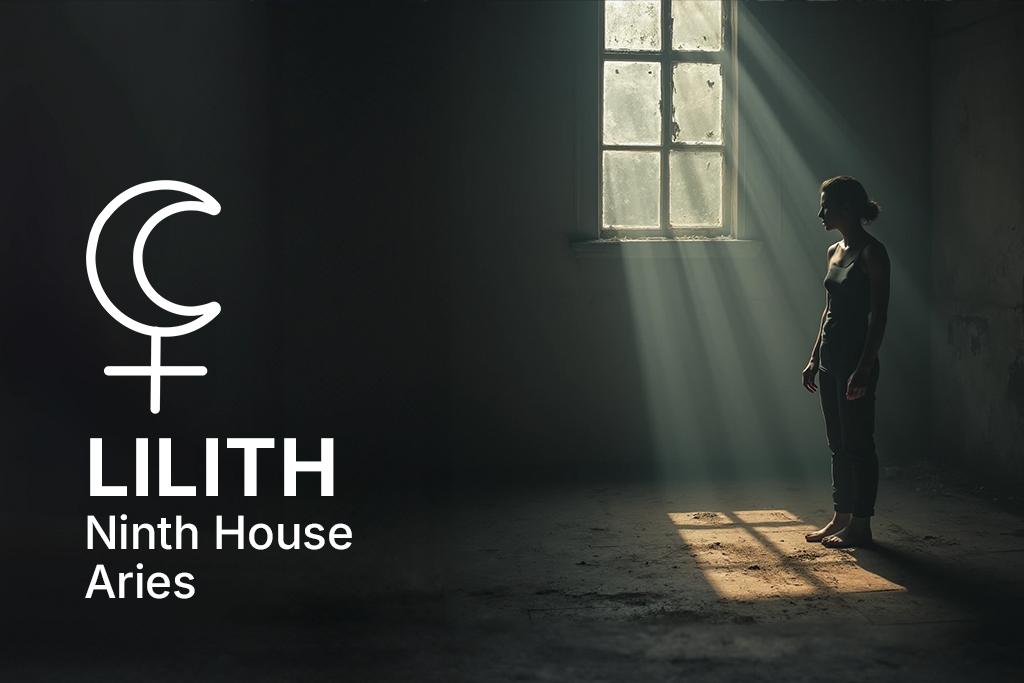 Lilith in Ninth House in Aries