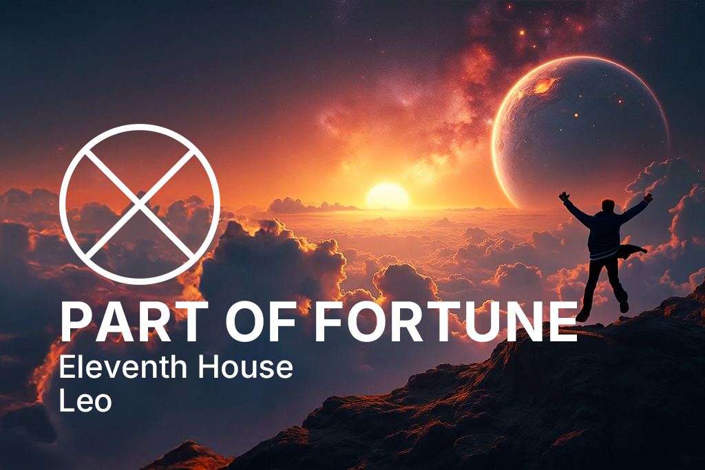 Part of Fortune in Eleventh House in Leo